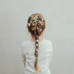 Mimi &amp; Lula - 5 hårspænder - Mini Santa Christmas