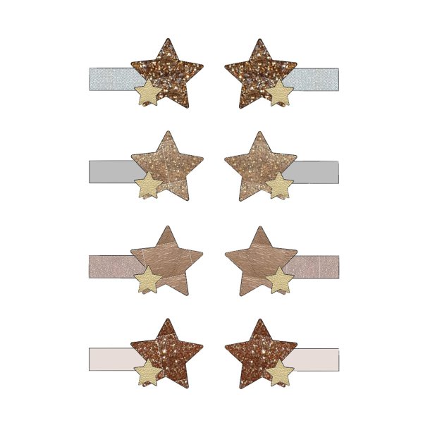 Mimi &amp; Lula - 8 h&#229;rclips - Mini Starry Shimmer