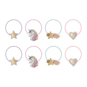 Mimi & Lula - 8 hårelastikker - Mini Dreamy My Little Unicorn