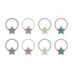 Mimi &amp; Lula - 8 hårelastikker - Mini Stellina My Little Unicorn