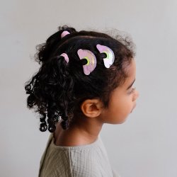 Mimi &amp; Lula - 2 hårspænder - Rainbow My Little Unicorn