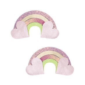 Mimi & Lula - 2 hårspænder - Rainbow My Little Unicorn