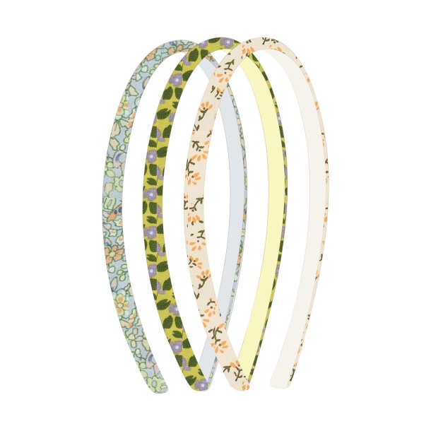 Mimi &amp; Lula - 3 hårbøjler - Ditsy Floral Spring on the Farm