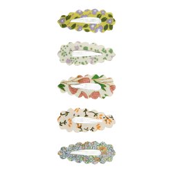 Mimi &amp; Lula - 5 hårspænder - Scalloped Spring on the Farm