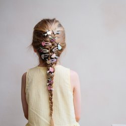 Mimi &amp; Lula - 8 hårclips - Mini Fruit Salad Spring on the Farm