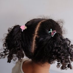 Mimi &amp; Lula - 8 hårelastikker - Mini Fruit Salad Spring on the Farm