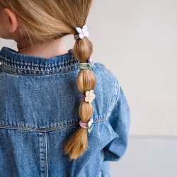 Mimi &amp; Lula - 8 hårelastikker - Flower Garden Bouquet