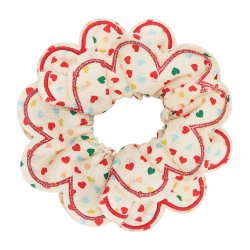 Mimi &amp; Lula - Scrunchie - Scalloped Heartbeam