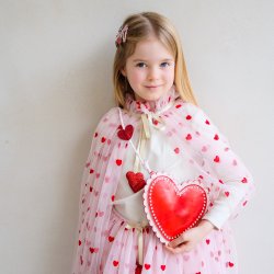 Mimi &amp; Lula - Taske med rem - Scalloped Heart Valentines