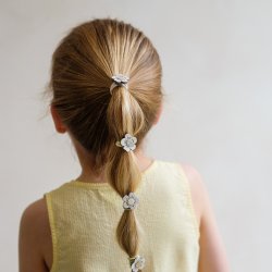 Mimi &amp; Lula - 6 hårelastikker - Mini Blossom Peaches and Cream