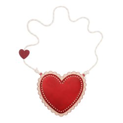 Mimi &amp; Lula - Taske med rem - Scalloped Heart Valentines