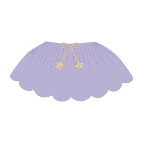 Mimi & Lula - Tylskørt - Scallop Pastel