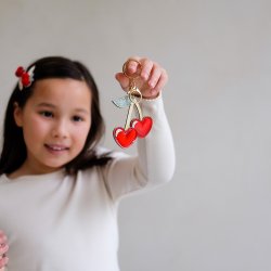 Mimi &amp; Lula - Nøglering - Cherry Mon Cheri