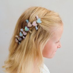 Mimi &amp; Lula - 8 Hårclips - Scalloped Heart