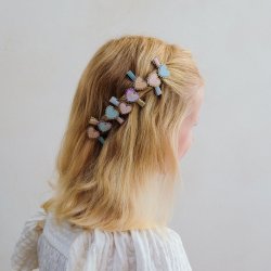 Mimi &amp; Lula - 8 Hårclips - Scalloped Heart