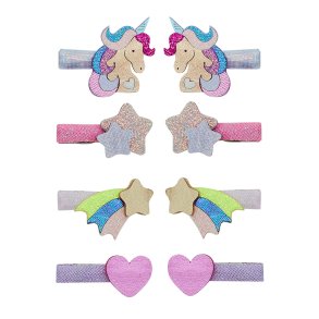 Mimi & Lula - 8 Hårclips - Unicornland