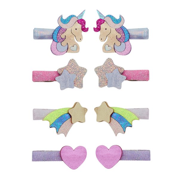 Mimi &amp; Lula - 8 Hårclips - Unicornland