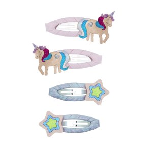 Mimi & Lula - 4 Hårspænder - Magical Unicorn