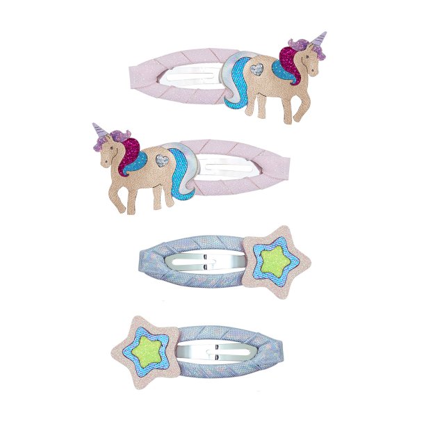 Mimi &amp; Lula - 4 Hårspænder - Magical Unicorn