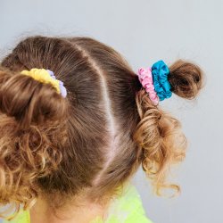 Mimi &amp; Lula - 9 Scrunchies hårelastikker - Bright Satin