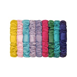 Mimi & Lula - 9 Scrunchies hårelastikker - Bright Satin