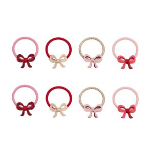 Mimi & Lula - 8 Hårelastikker - Mini Cutesy Bow