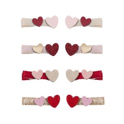 Mimi &amp; Lula - 8 Hårclips - Teeny Weeny Heart