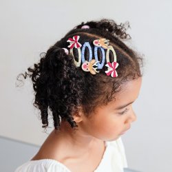 Mimi &amp; Lula - 4 Hårspænder - Rudolph and Bow Christmas