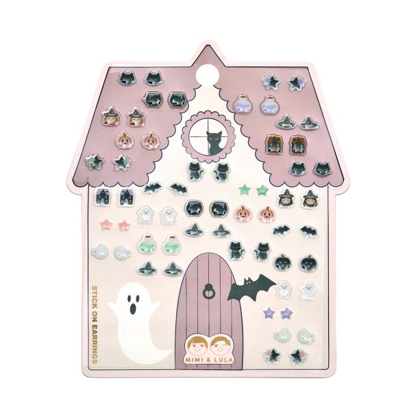 Mimi &amp; Lula - Ørestickers 30 par - Haunted House