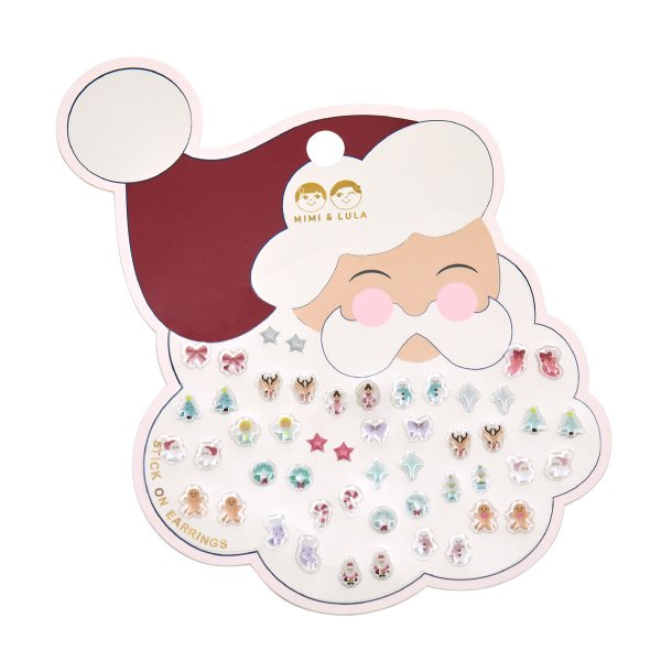 Mimi &amp; Lula - Ørestickers 25 par - Santa