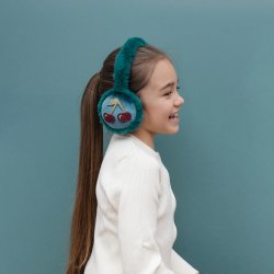 Mimi &amp; Lula - Ørevarmere - Teal Cherries