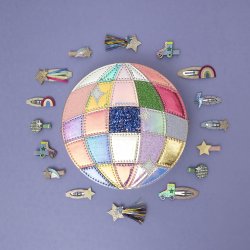 Mimi &amp; Lula - 8 h&#229;rclips - mini Disco Diva Dancing Queen