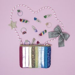 Mimi &amp; Lula - Taske med rem - Stripe Dancing Queen