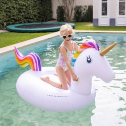 Swim Essentials - Badedyr 142 cm - Unicorn