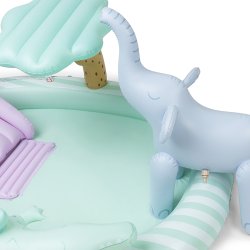 Swim Essentials - Badebassin 210 cm - Safari Adventure med rutsjebane