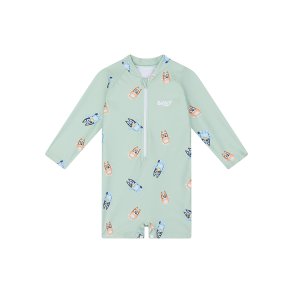 Swim Essentials - Langærmet badedragt dreng str. 74-80 - Bluey