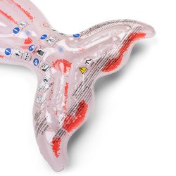 Swim Essentials - Badeflyder 190 cm med håndtag - Mermazing