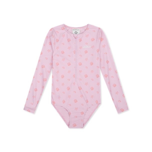 Swim Essentials - Badedragt pige str. 122-128 - Shell Tastic