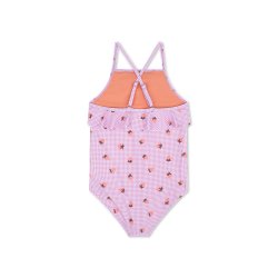 Swim Essentials - Badedragt pige str. 110-116 - Strawberry Fields