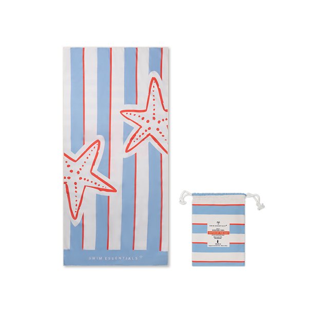 Swim Essentials - Strandhåndklæde 180 cm - Catch of the Day