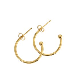 me&my BOX - Hoops øreringe - Guldbelagt 18K