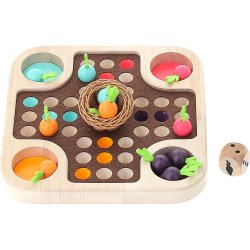Vilac - Spil - Ludo med gr&#248;ntsager