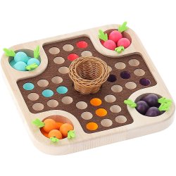 Vilac - Spil - Ludo med gr&#248;ntsager