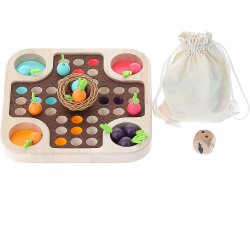 Vilac - Spil - Ludo med gr&#248;ntsager