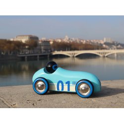 Vilac - Vintage Racerbil - Old Sport - Turkis