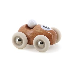 Vilac - Vintage Mini Racerbil nr 0 - Natur