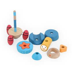 Vilac - Stableleg - Rumraket 9 dele