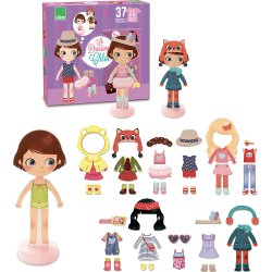 Vilac - P&#229;kl&#230;dningsdukke - Magnetisk