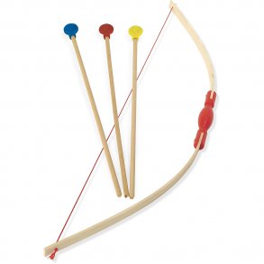 Vilac - Bue og 3 pile samt skydeskive