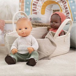 Miniland - Dukket&#248;j - Strikket s&#230;t - 32 cm